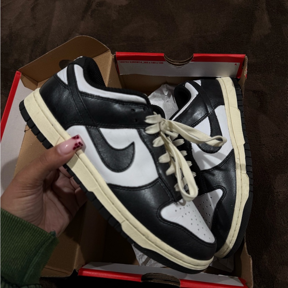 Nike Black and White High-Top Sneakers